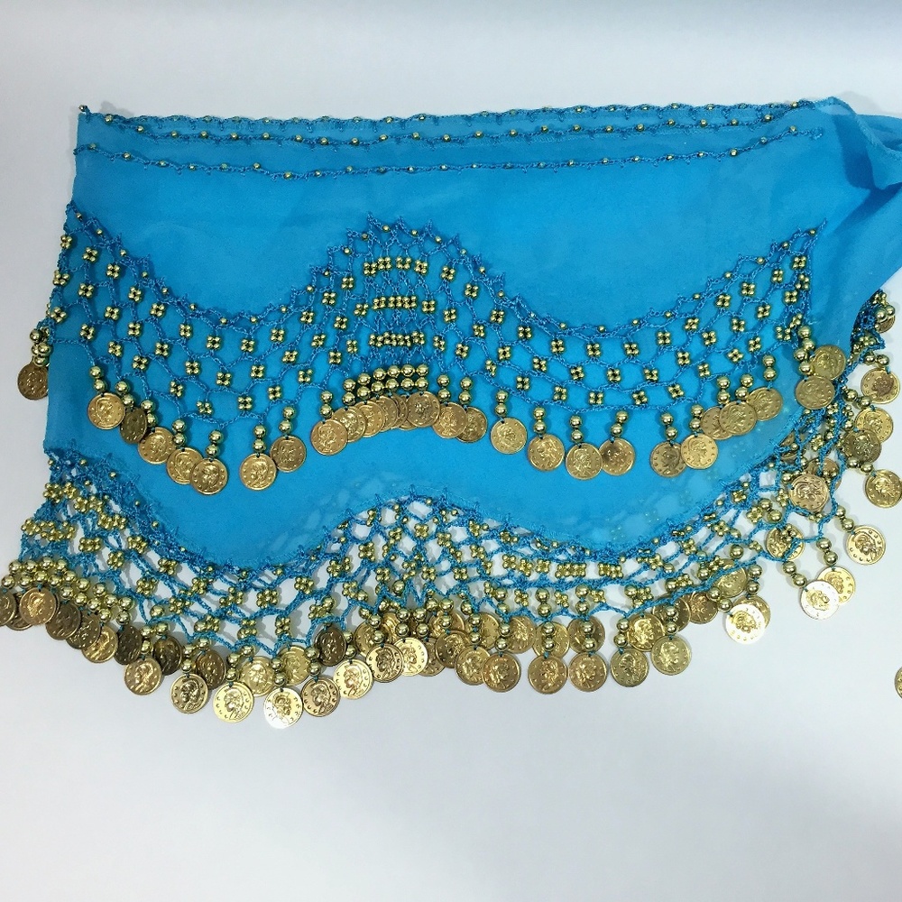 Gypsy Belly Dancer Layering Gold Coin Belt